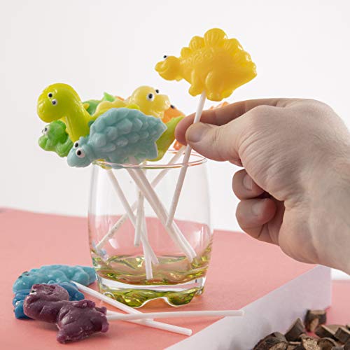 Prextex Dinosaur Lollipops Party Favors Dinosaur Suckers Pack of 12