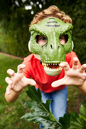 Jurassic World Movie-inspired Dinosaur Mask with Opening Jaw, Realistic Texture, Color, Eye and Nose