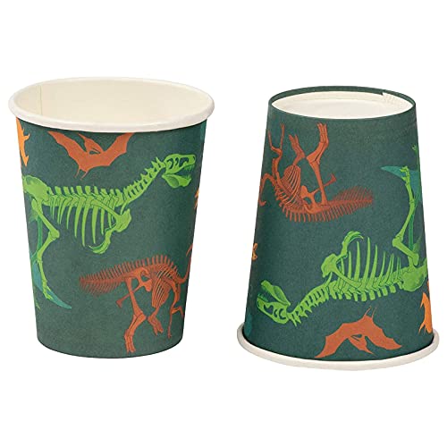 Dinosaur Party Bundle, Includes Plates, Napkins, Cups, and Cutlery (24 Guests,144 Pieces)