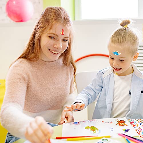 Unique Dinosaur sticker pack -10 sheets of 200 3D puffy stickers