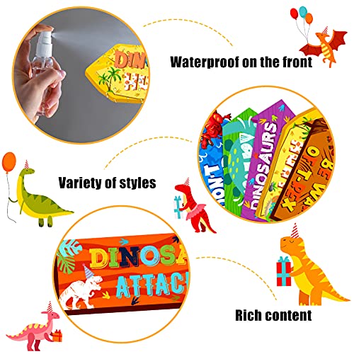 20 Piece Dinosaur Party Decorations incl. Beware of Dinosaur Signs and Yard Signs