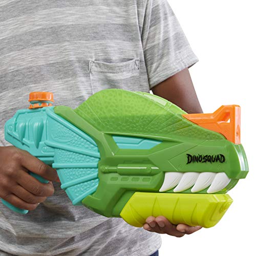 Nerf Super Soaker DinoSquad Dino-Soak Water Blaster - Pump-Action Soakage for Outdoor Summer Water Games - for Youth, Teens, Adults