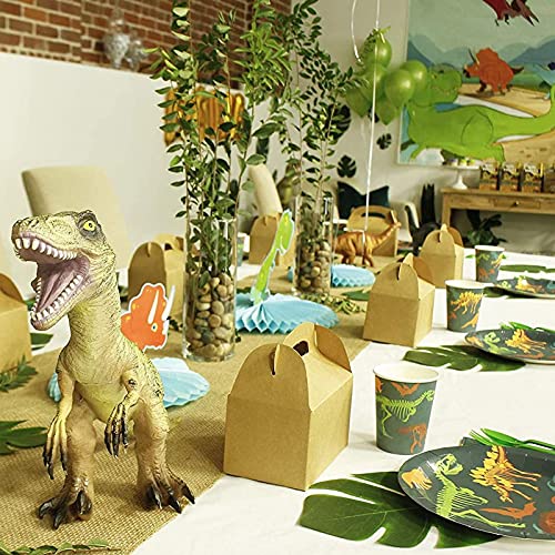 Dinosaur Party Bundle, Includes Plates, Napkins, Cups, and Cutlery (24 Guests,144 Pieces)