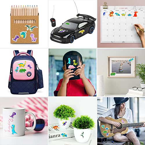 Unique Dinosaur sticker pack -10 sheets of 200 3D puffy stickers