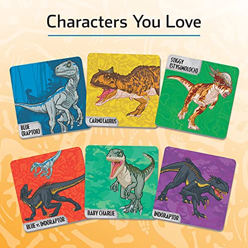 Wonder Forge Jurassic World Matching Game For Boys & Girls Age 3 and Up - A Fun & Fast Dinosaur Memory Game You Can Play Over & Over