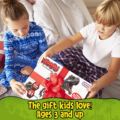 Kids Playing with Dinosaur Figures