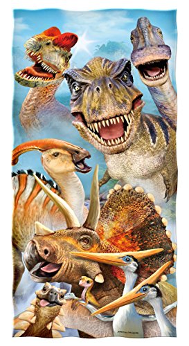 Super Soft Plush Cotton Dinosaur Beach Bath Pool Towel for Kids