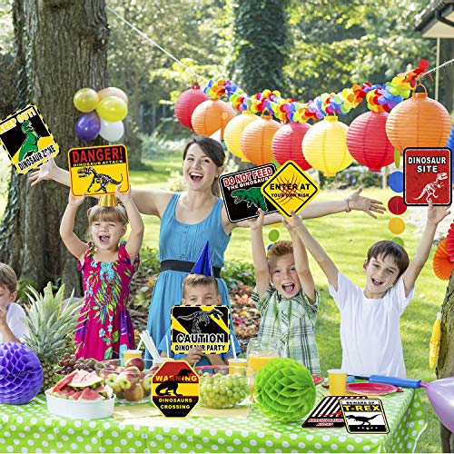 Unleash the Prehistoric Fun with The Ultimate Dinosaur Signs Party Decoration Set