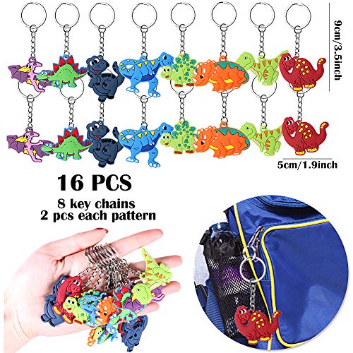 64 Pcs Dinosaur Party Favor Dinosaur Slap Bracelets Masks Keychains Rings Temporary Tattoos for Boys Kids Dinosaur Themed Birthday Party Supplies Treat Dino Pinata Goodie Bag Fillers