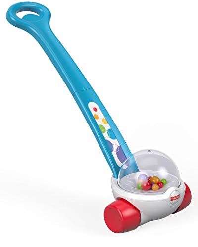 Fisher-Price Corn Popper, classic push-along toy with colorful popping balls for infants and toddlers ages 12 months and up