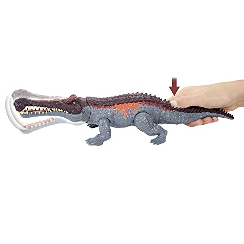 Jurassic World Massive Biters Large Sarcosuchus Figure [Exclusive]