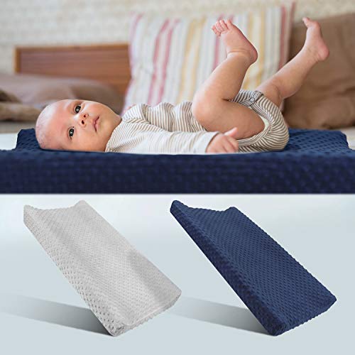 2 Pack Ultra Soft Changing Pad Cover Breathable Wipeable Changing Table Covers