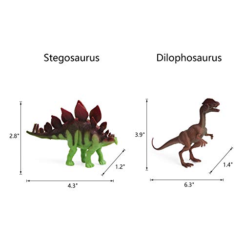 Stegosaurus and Diplodocus