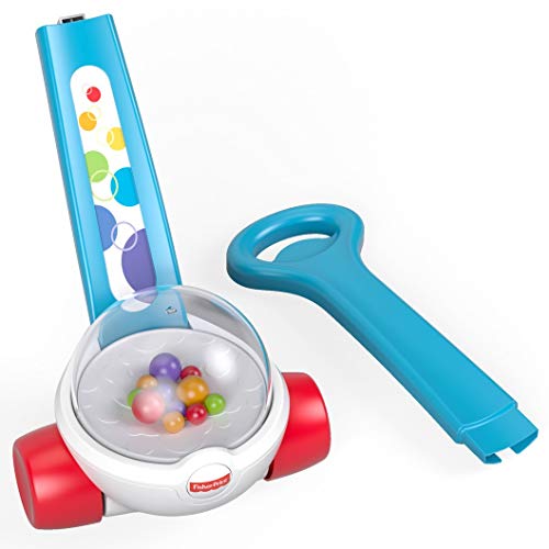 Fisher-Price Corn Popper, classic push-along toy with colorful popping balls for infants and toddlers ages 12 months and up