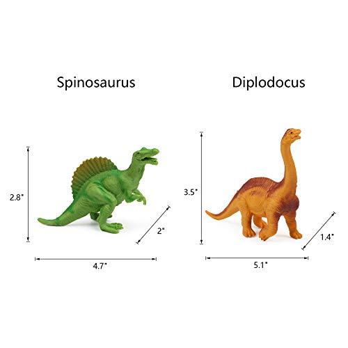 Spinosaurus and Diplodocus