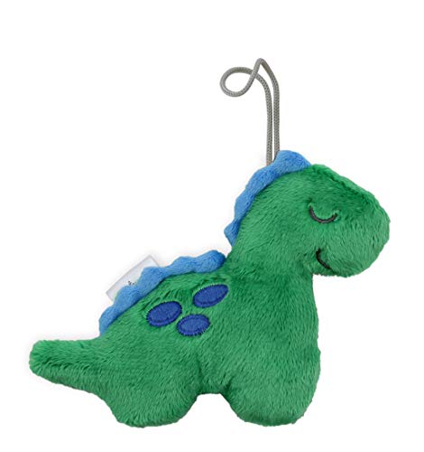 Dinosaur Pacifier with Detachable Plush Dinosaur and Blue Silicone Pacifier