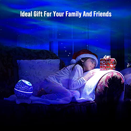 Enchanting Kids Light Projector: Aurora Borealis Night Light & Sound Machine