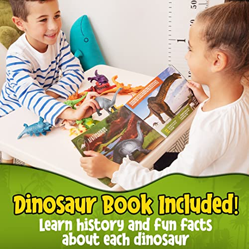Kids Playing with Dinosaur Figures