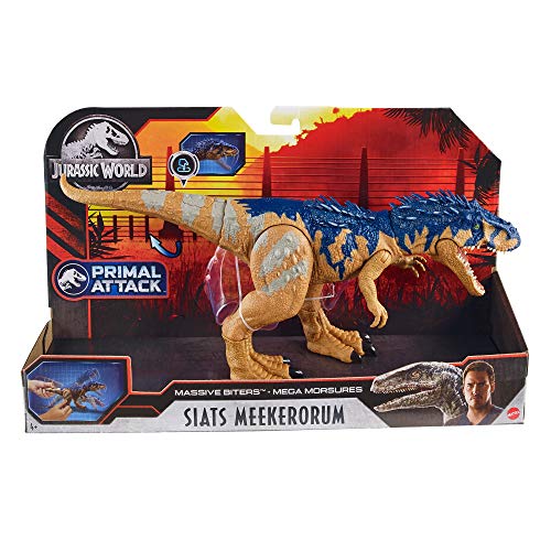 Jurassic World Massive Biters Siats Meekerorum Figure with Tail-Activated Strike [Exclusive]