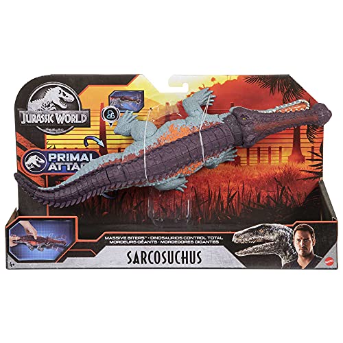 Jurassic World Massive Biters Large Sarcosuchus Figure [Exclusive]