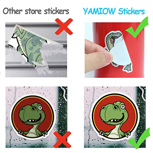 80pcs Waterproof Nature Dinosaur Stickers for Laptop Water Bottle Scrapbook Sticker Pack