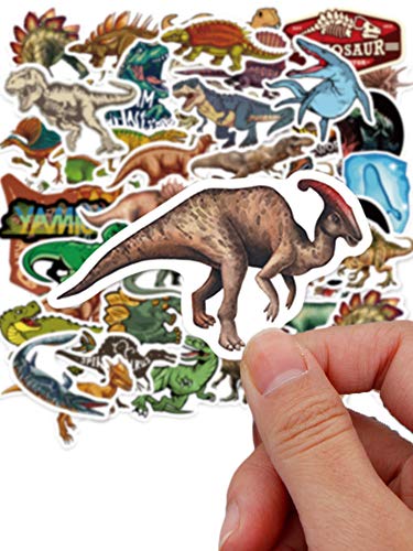 80pcs Waterproof Nature Dinosaur Stickers for Laptop Water Bottle Scrapbook Sticker Pack