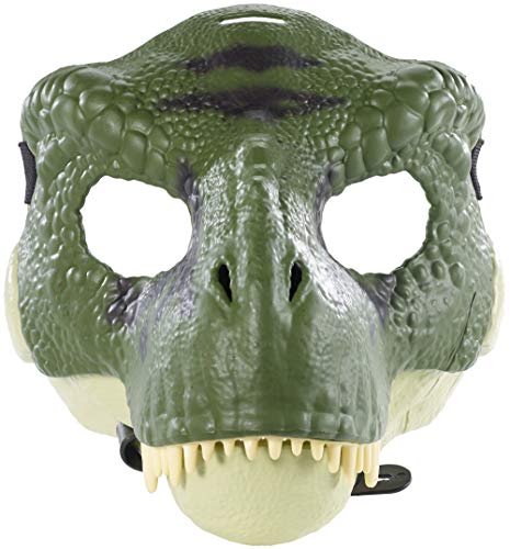 Jurassic World Movie-inspired Dinosaur Mask with Opening Jaw, Realistic Texture, Color, Eye and Nose