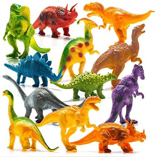 12 pack Dinosaur Figures