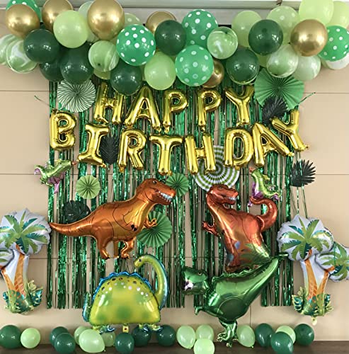 Dinosaur Birthday Party Decorations and Party Favors Including Happy Birthday