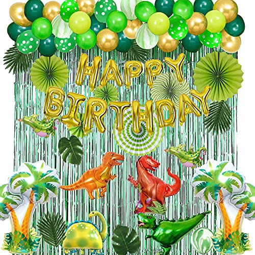 Dinosaur Birthday Party Decorations and Party Favors Including Happy Birthday