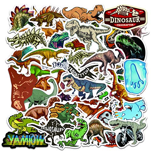 500pcs Dinosaur Stickers Roll, Cute Dinosaur Sticker Decals Water Bottle,  Laptop, Phone, Skateboard, Scrapbooking, Gifts Adults Party Supply Favor R